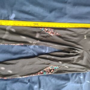 Under Armour Black Leggings with Patterned Accents